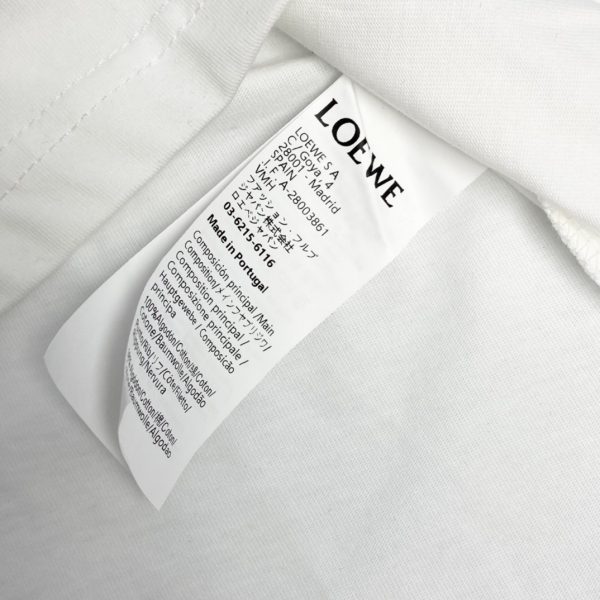 Loewe 23SS False Pocket Embroidered Design Short Sleeve T-Shirt - Image 16