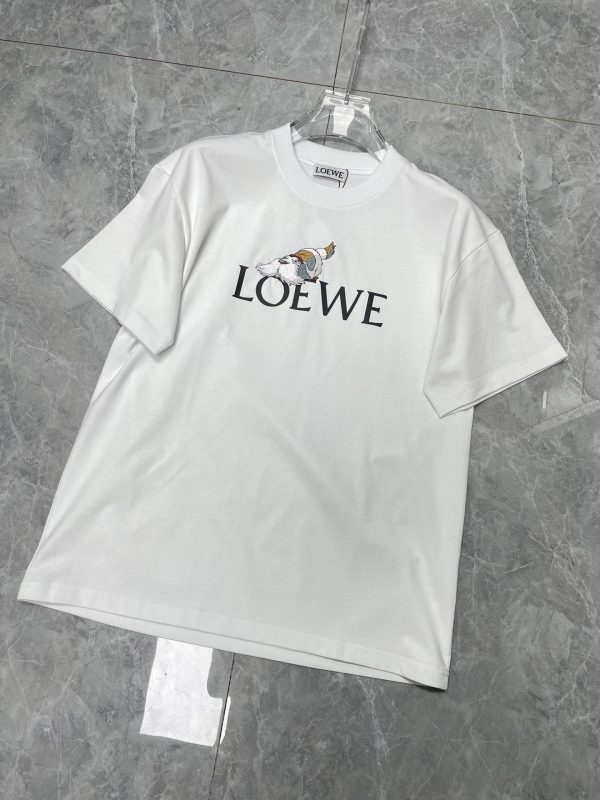 Loewe2023 new listing counter series cotton T-shirt! New design inspiration, very fashionable representative! Exquisite logo design