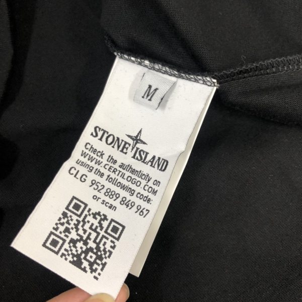 STONE ISLAND Stone Island fabric combed cotton cotton T-shirt is pre-washed to prevent deformation and shrinkage - Image 7