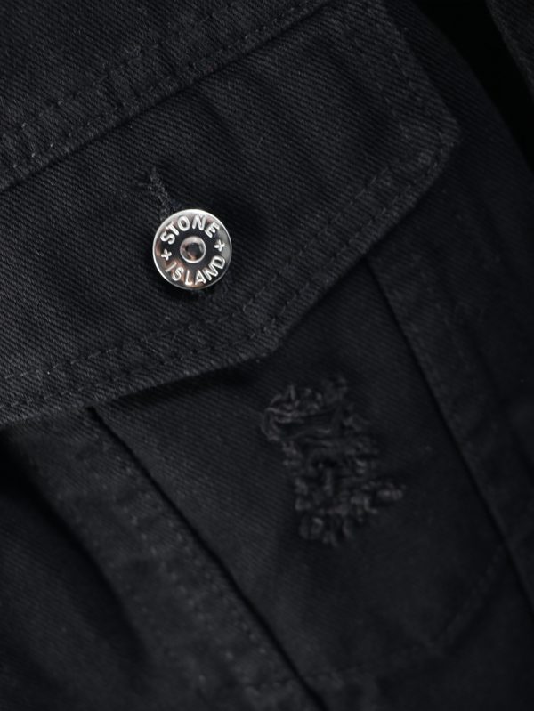 Stone island 2022 autumn and winter counter latest denim jacket ? Original three-dimensional tailoring design Denim denim fabric for customer - Image 5