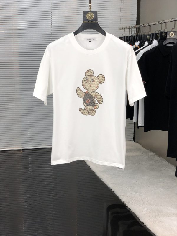 Dior 2023SS spring and summer new short-sleeved T-shirt, available at counters at the same time, imported pure cotton fabric for customers, comfortable and breathable