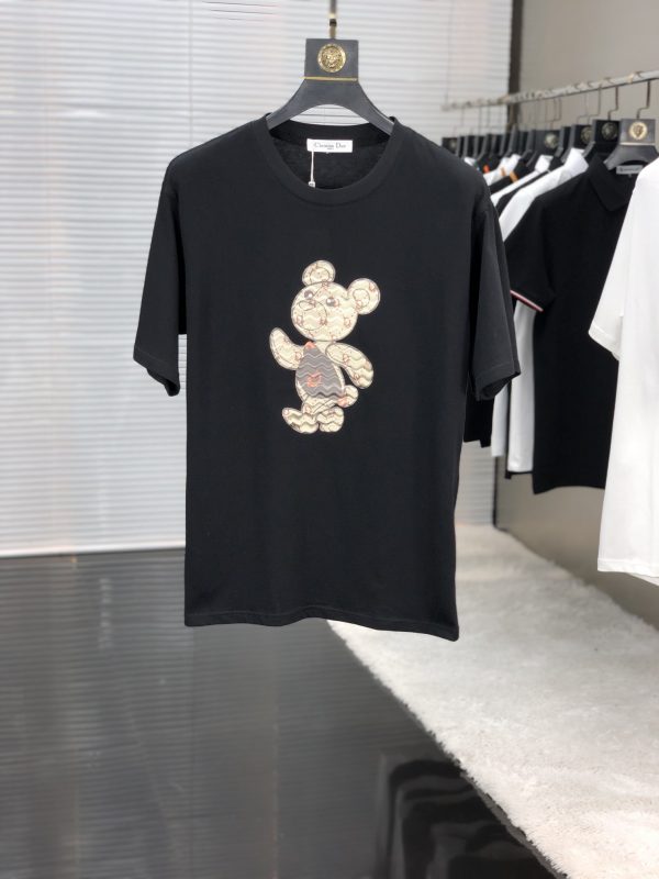 Dior 2023SS spring and summer new short-sleeved T-shirt, available at counters at the same time, imported pure cotton fabric for customers, comfortable and breathable - Image 3