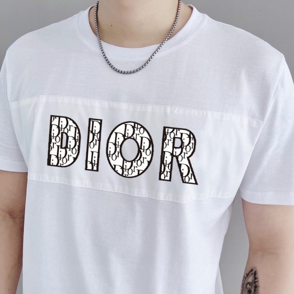 [DIOR] 2023 official website with the same style. World-renowned luxury brand. Summer men's short-sleeved suit, high-quality original order? goods suit uses imported original fabric - Image 9