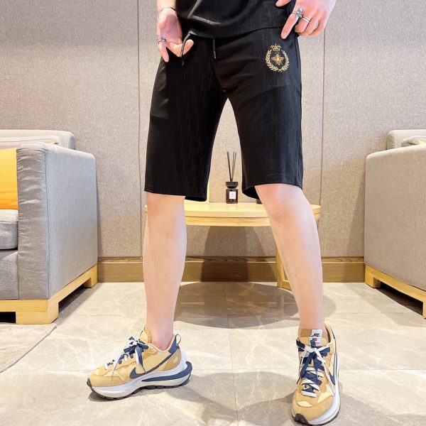[DIOR] (Fat Gospel) 2023 official website with the same style. World-renowned luxury brand. Summer men's mercerized high-quality ? cargo lapel suit - Image 9