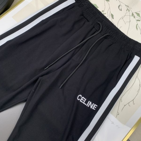 CELINE 2023 Round Neck Short Sleeve Suit Pure cotton double yarn fabric upper body will not be stuffy, smooth and comfortable skin-friendly effect is more breathable - Image 9