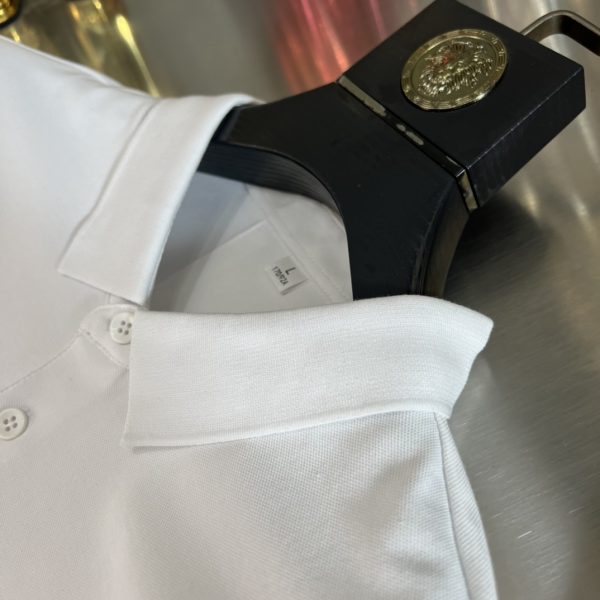 Celine/ spring and summer new product three standard complete business version lapel short-sleeved polo shirt good product need not introduce too much see details counter size: M-3XL - Image 7