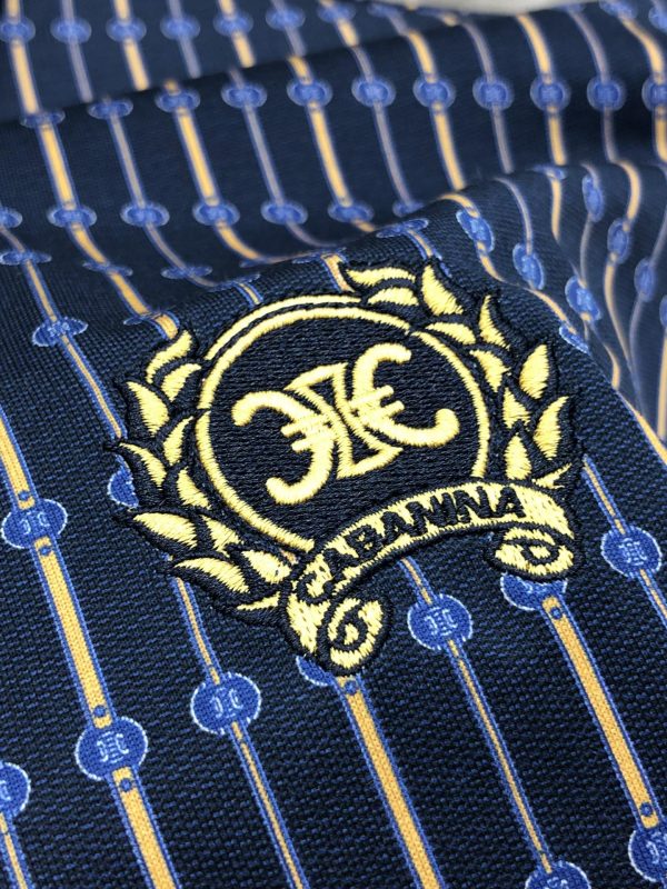 CELINE Size: M--3XL Exclusive backdrop! high quality! Non-market currency! 2023 spring and summer lapel embroidered short-sleeved POLO shirt, simple design, elegant and luxurious brand style - Image 5