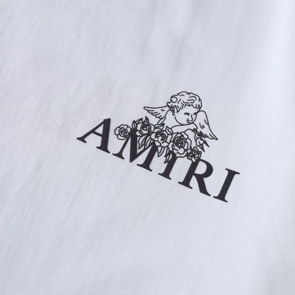 AMIRI 22SS Cupid Angel Print Short Sleeve Tee - Image 4
