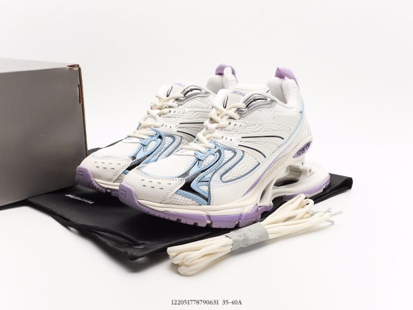 Balenciaga X-Pander 6.0 Vintage Slingshot Worn Effect Floating Heel 40mm Arch Size Embroidered Back