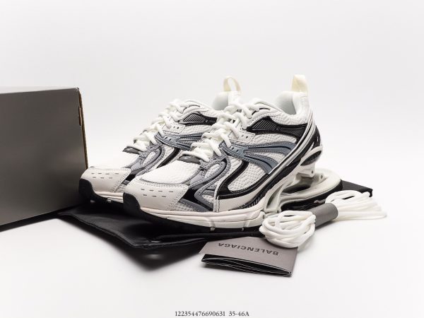Balenciaga X-Pander 6.0 Vintage Slingshot Worn Effect Floating Heel 40mm Arch Size Embroidered Back