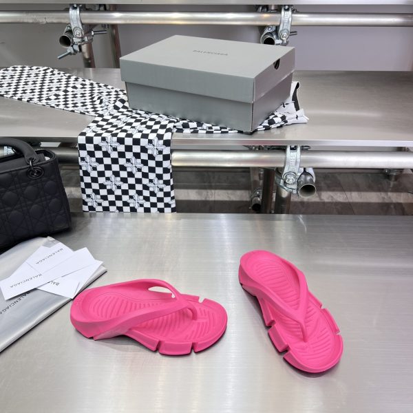 BALENCIAGA Mold Rubber Slide Sandals series summer beach wading all-match trend casual sports flip-flops sandals