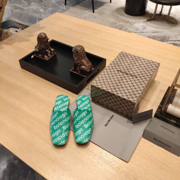 Balenciaga2023 (2023 official latest printed B-pattern magnet folding box packaging) Multi-color spring and summer beauty ? (Top version, exclusive release. Multi-color spring and summer beautiful products full of English thick-soled slippers