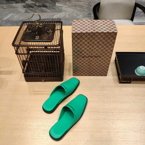 ? ? Balenciaga 2023 Spring/Summer 2023 Spring/Summer Internet celebrity first choice beautiful products full of printed Logo soles, letter logo casual lazy slippers - Image 8