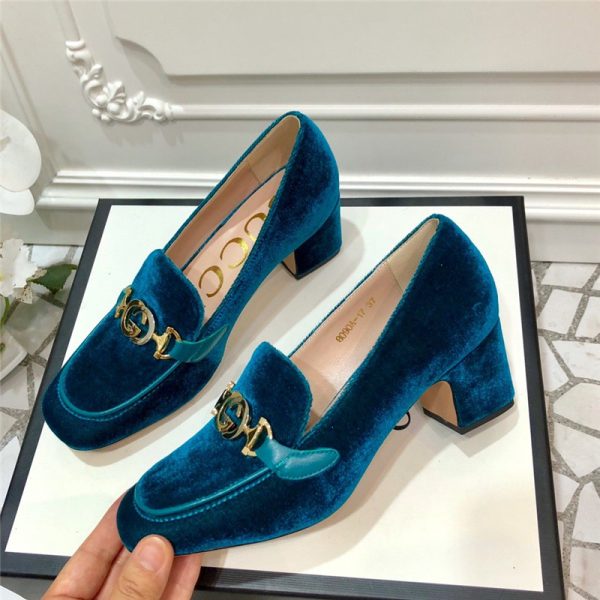 gucci Block heel sandals replica shoes - Image 5