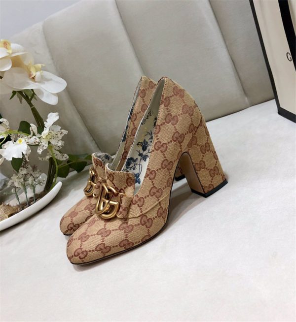 gucci Block heel sandals replica shoes
