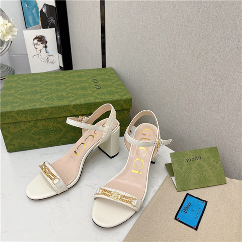 gucci block heel sandals