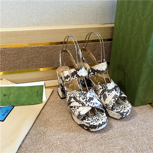gucci block heel sandals women