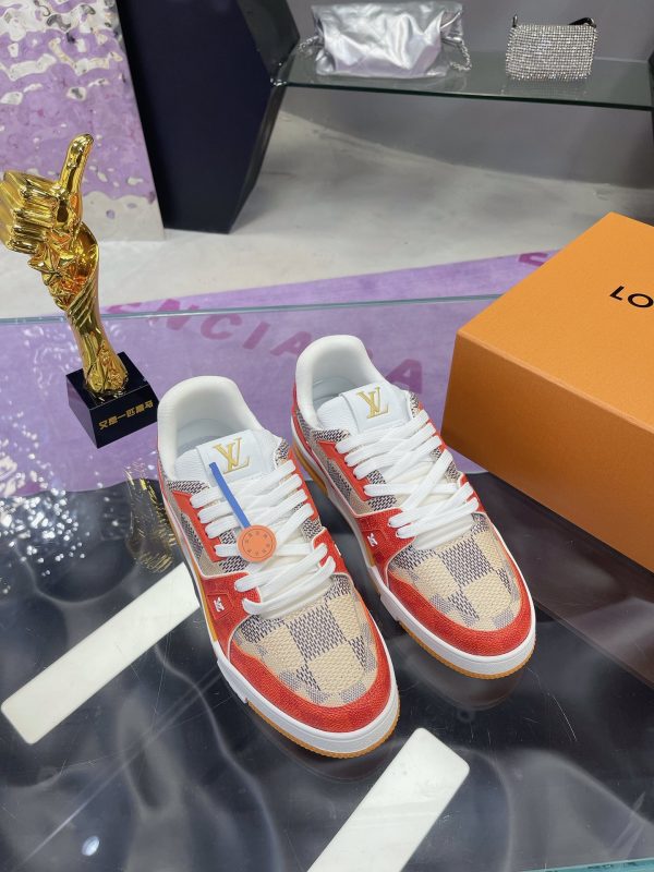Louis Vuitton Trainer Maxi sneakers Checkerboard series A - Image 4