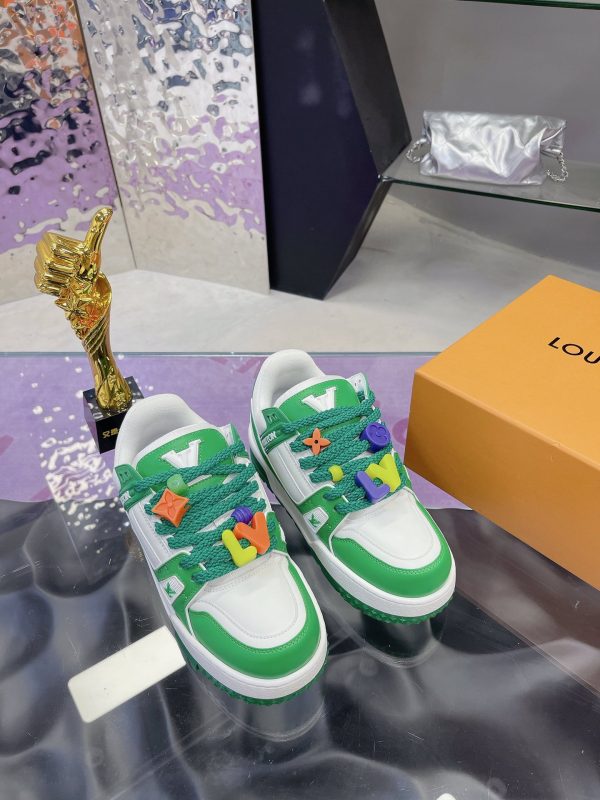 Louis Vuitton fat trainer couple Trainer Maxi Sneakers E - Image 4