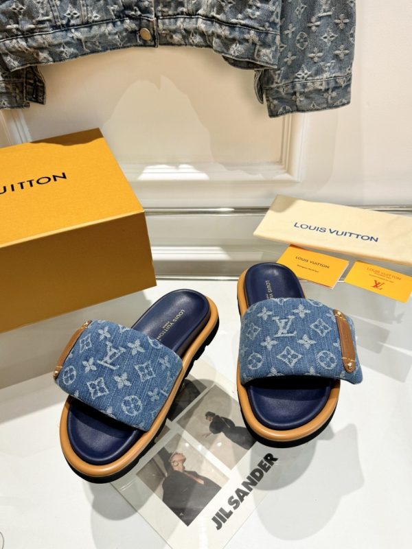 Louis Vuitton LV Couple Slippers D - Image 6