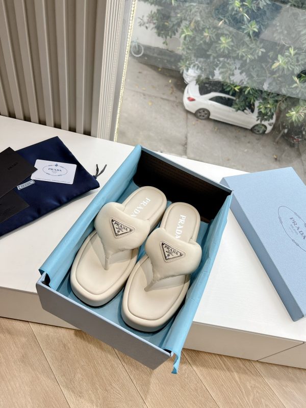 Prada Prada 2024 latest spring summer ultralight platform rubber sandals B