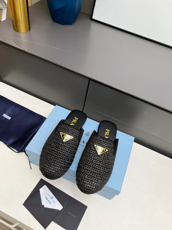 Prada's ultra-hot flat slippers are a retro-chic and avant-garde pairing A