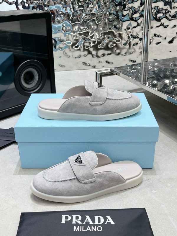 Couples Prada 2023 latest loafers half slippers A - Image 6