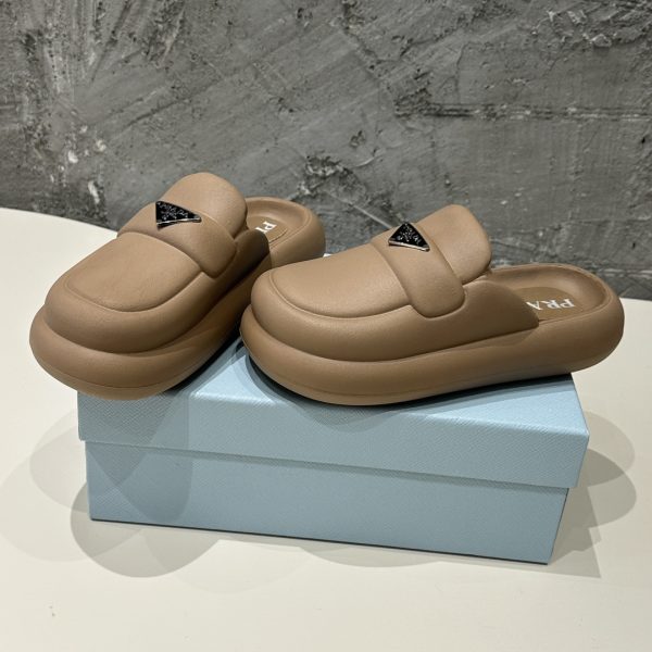 Prada 24SS Spring/Summer new platform toe slippers B - Image 5