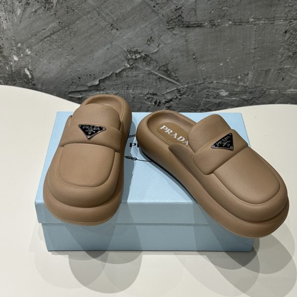 Prada 24SS Spring/Summer new platform toe slippers B - Image 6