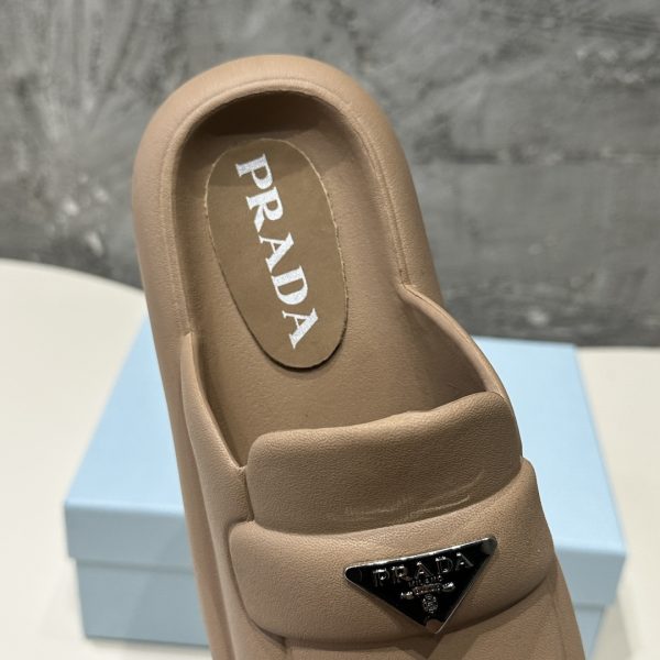 Prada 24SS Spring/Summer new platform toe slippers B - Image 8